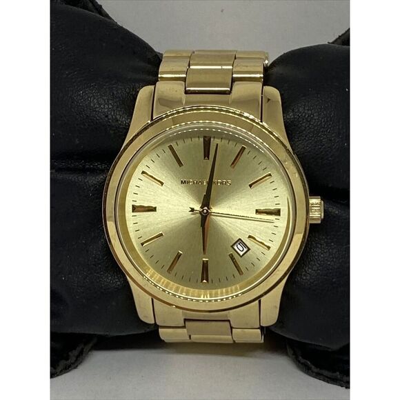 Michael Kors MK5160 Women's Gold Stainless Steel Analog Dial Quartz Watch JK440 - Picture 1 of 12